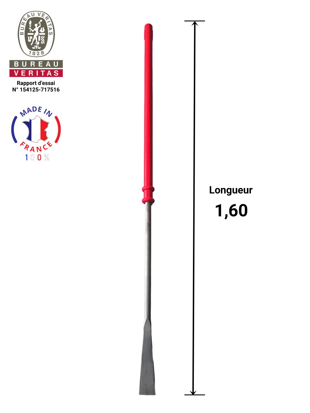 Barre à mine isolée 251600-2 ISOKV